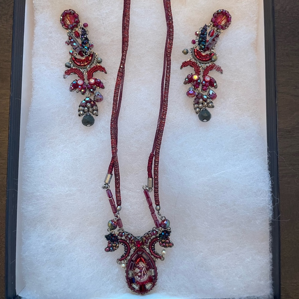 Ayala Bar Necklace and Earring Set
